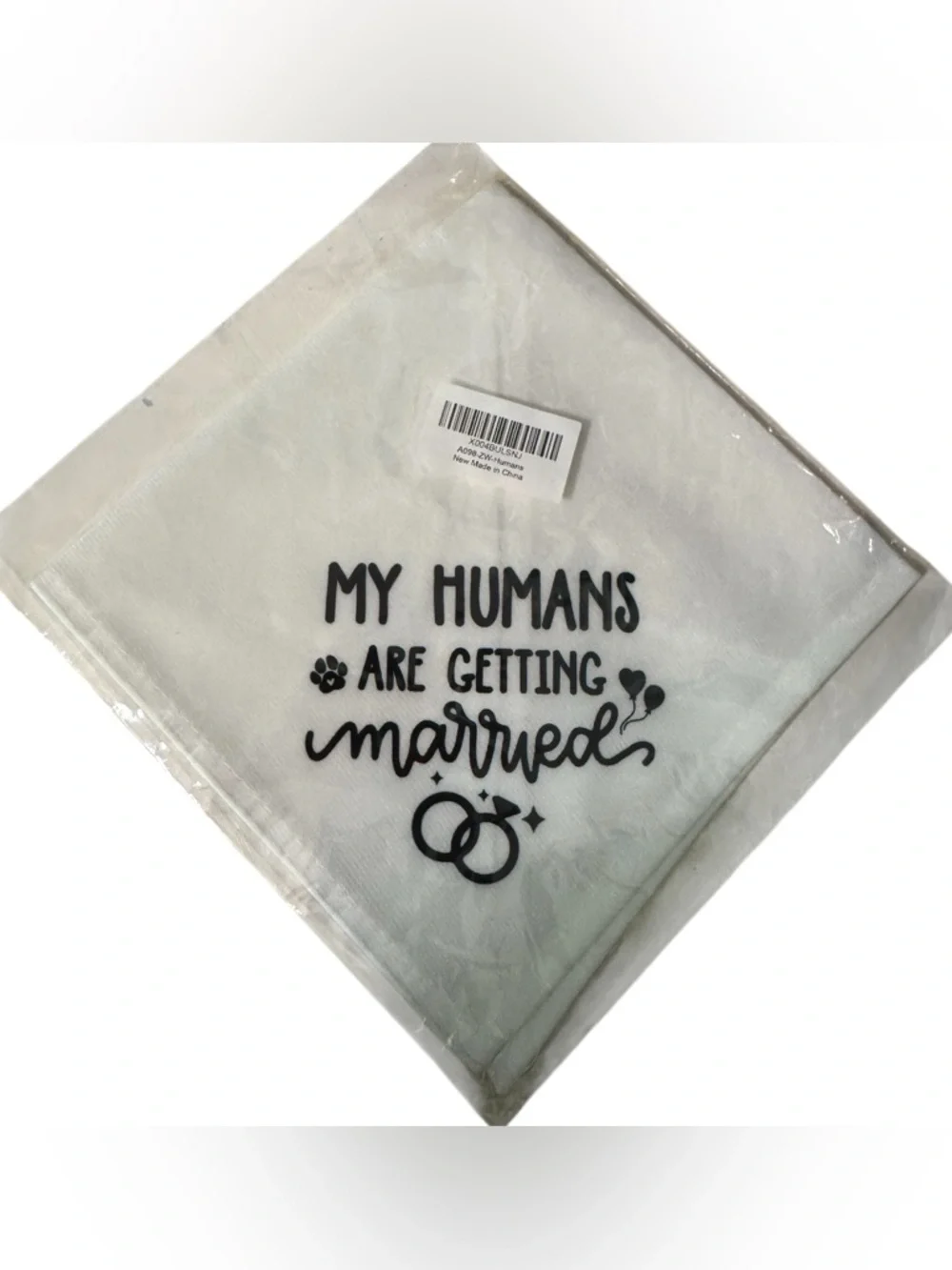 Pet Bandana “My Humans Are Getting Married
